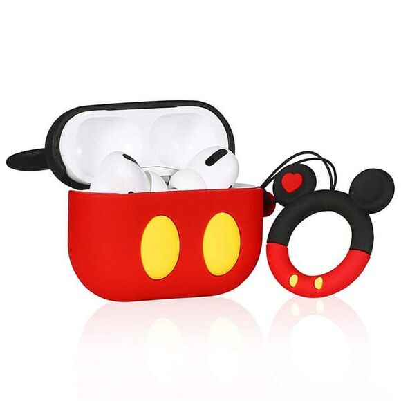 Apple AirPods Pro (Gen 1&2) Case Cover Mickey Ears Cute Disney Mickey Mouse - Picture 2 of 7